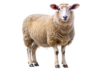 Obraz premium mule sheep isolated on white background