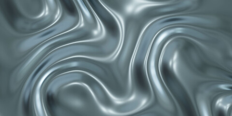 Abstract Wavy Gray and Silver Texture