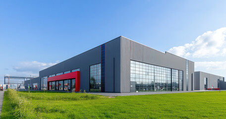 large industrial warehouse 
