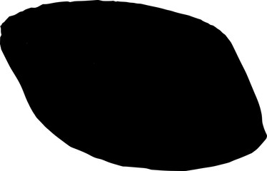 Sausages slice silhouette