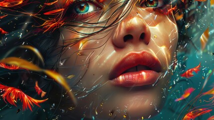 Captivating Underwater Beauty with Fish