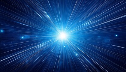 Fototapeta premium beautiful starburst background in a blue space detailed and realistic image