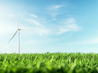  Wind Farm Renewable Energy Solutions with Wind Turbine background