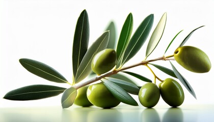 Obraz premium olive branch close up