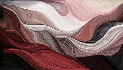 modern waves background illustration with gray gray very dark pink and antique white color
