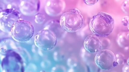 Abstract Bubbles: A Dreamy Pastel Symphony