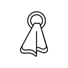 Towel Vector icon