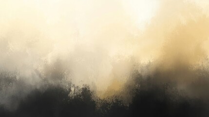Naklejka premium Golden Hour Abstract Landscape: A Dreamy Haze of Warm and Cool Tones