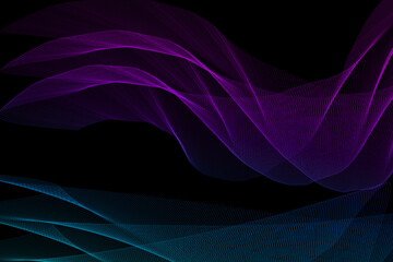 Ethereal Swirls of Purple & Blue. background