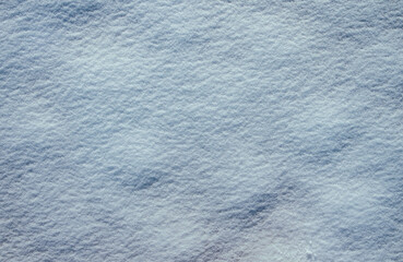 Fresh snow texture close-up view