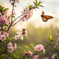 cherry blossom in spring