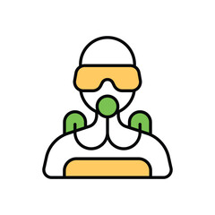 Diver Vector icon