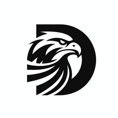 Obraz premium Striking Eagle Logo Memorable and Distinctive Symbol