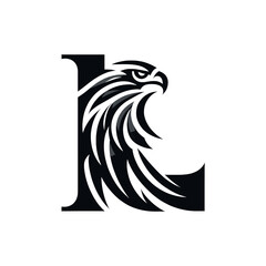 Black Eagle Logo Elegant and Prestigious Design