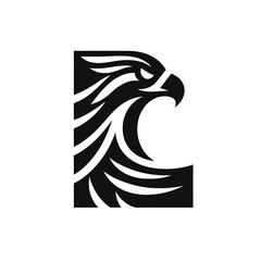 Classic Black Eagle Logo for Professional Branding