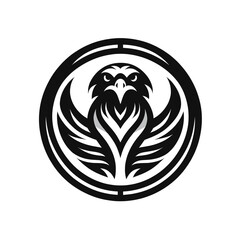 Prime Black Eagle Logo for Professional Branding