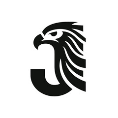 Assertive Black Eagle Logo for Professional Branding