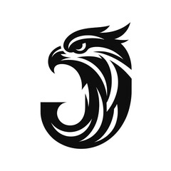 Obraz premium Customizable Eagle Logo Adaptable for Any Brand