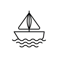 Boat Vector icon