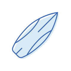 Surfing Board Vector icon