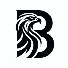 Black Eagle Logo Elegant and Prestigious Design