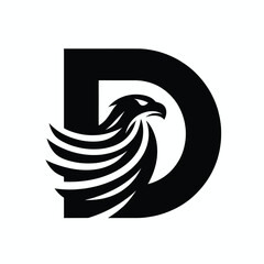 Fearless Black Eagle Logo for Professional Branding