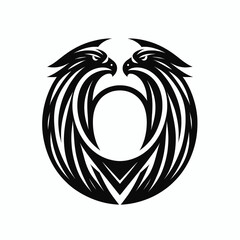 Shielded Eagle Logo Symbol of Strength and Protection