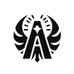 Fierce Black Eagle Logo for Professional Branding