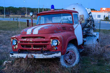 old truck in the desert