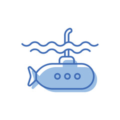 Submarine Vector icon