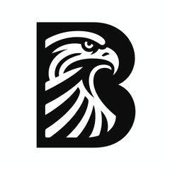 Sharp and Fierce Eagle Logo Competitive and Striking