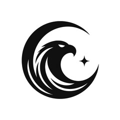Fearless Black Eagle Logo for Professional Branding