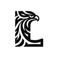 Tactical Black Eagle Logo for Professional Branding