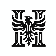 Black Eagle Logo Depth, Dimension and Realism