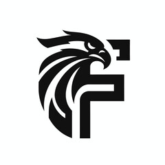 Elegant Black Eagle Logo for Professional Branding