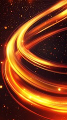 Fototapeta premium Vibrant Swirls of Light Against a Dark Background