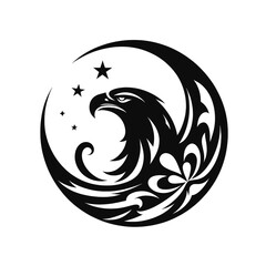 Noble Black Eagle Logo for Professional Branding