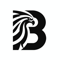 Fototapeta premium Customizable Eagle Logo Adaptable for Any Brand