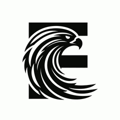 Alpha Black Eagle Logo for Professional Branding