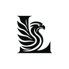 Alpha Black Eagle Logo for Professional Branding