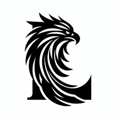 Innovative Black Eagle Logo for Professional Branding