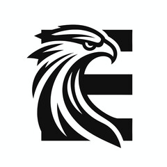 Athletic Eagle Logo Ideal for Sports Teams and Fitness
