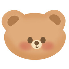 Kawaii Teddy Bear Cute and Cozy Brown Bear Illustration