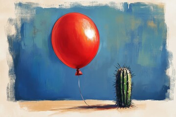 Balloon Near a Cactus, Intermittent Explosive Disorder