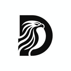 Fearsome Black Eagle Logo for Professional Branding