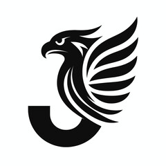 Impressive Black Eagle Logo for Professional Branding