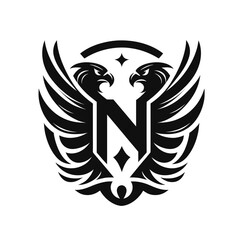Victory Eagle Logo Ideal for Champions and Leaders