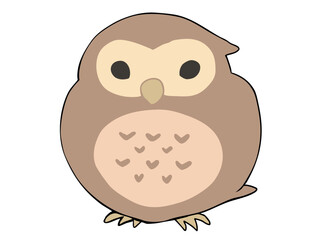 まるっこい  フクロウ