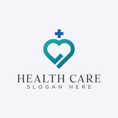 Obraz premium Healthcare logo, hospital logo, medical logo, health icon