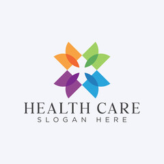 Obraz premium Healthcare logo, hospital logo, medical logo, health icon